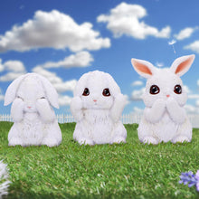 Load image into Gallery viewer, Three Wise Bunnies 9cm
