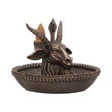 Load image into Gallery viewer, Baphomet&#39;s Wealth Backflow Incense Burner 13cm
