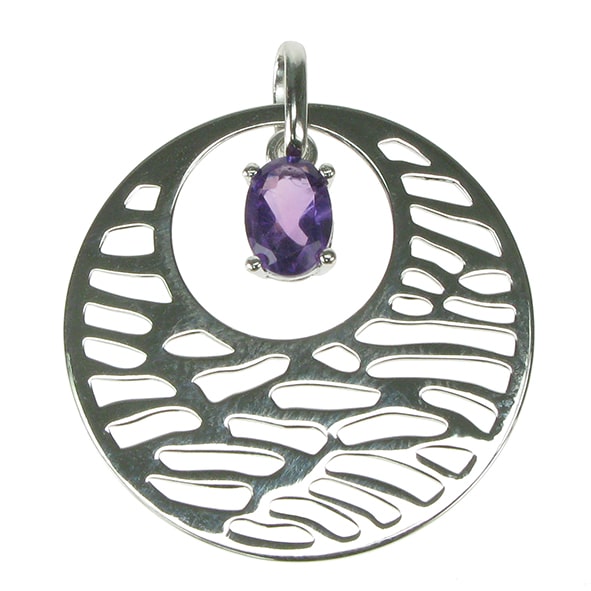 Amethyst Boho Pendant